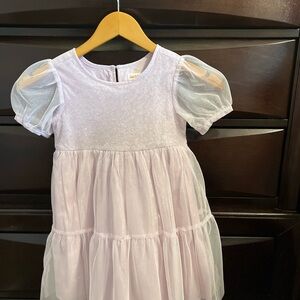 Cat & Jack Lilac Tulle Tiered Party Dress